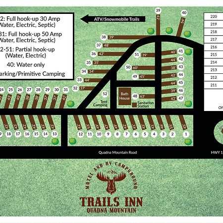 Trails Inn Quadna Mountain Motel & Rv Park Hill City エクステリア 写真